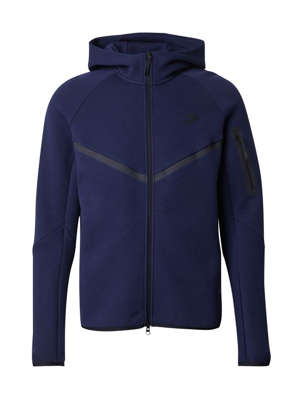 Nike Sportswear Nike Sportswear Jopa na zadrgo 'Tech Fleece'  mornarska / črna