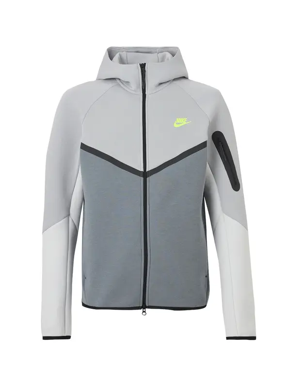 Nike Sportswear Nike Sportswear Jopa na zadrgo 'TECH FLEECE'  siva / temno siva / črna
