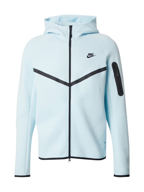 Nike Sportswear Nike Sportswear Jopa na zadrgo 'Tech Fleece'  svetlo modra / črna