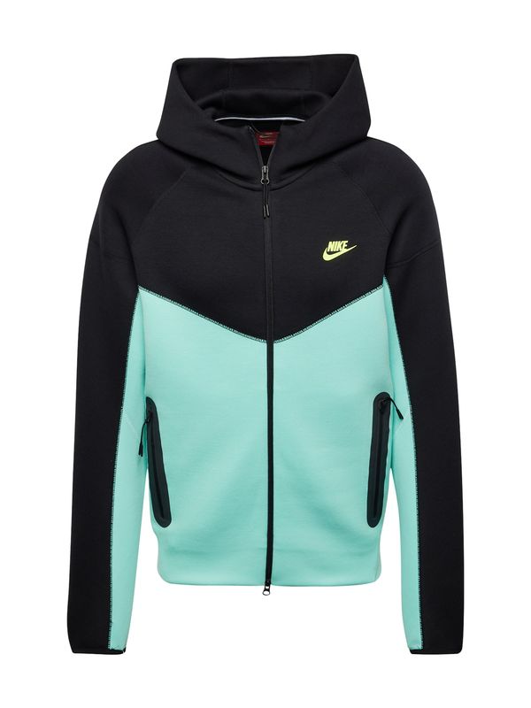 Nike Sportswear Nike Sportswear Jopa na zadrgo 'Tech Fleece'  žad / črna