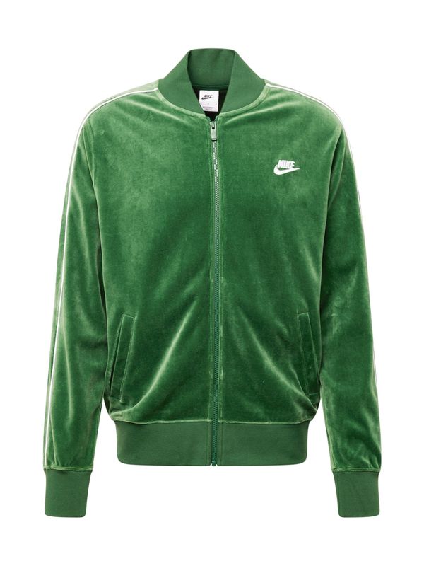 Nike Sportswear Nike Sportswear Jopa na zadrgo  zelena / bela