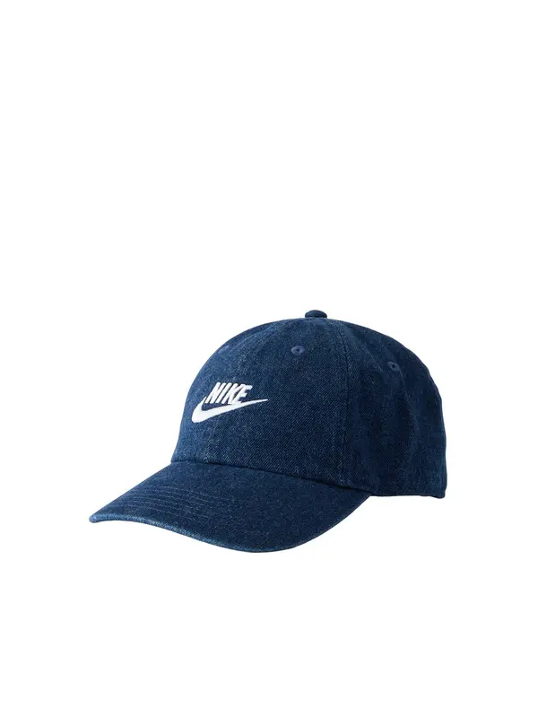 Nike Sportswear Nike Sportswear Kapa 'CLUB'  moder denim / bela