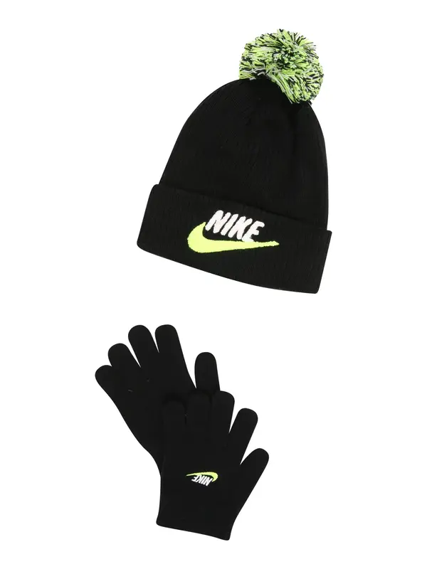 Nike Sportswear Nike Sportswear Kape 'CLUB'  neonsko zelena / črna / bela