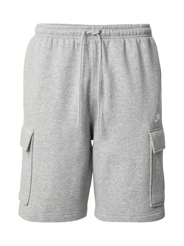 Nike Sportswear Nike Sportswear Kargo hlače 'CLUB'  pegasto siva
