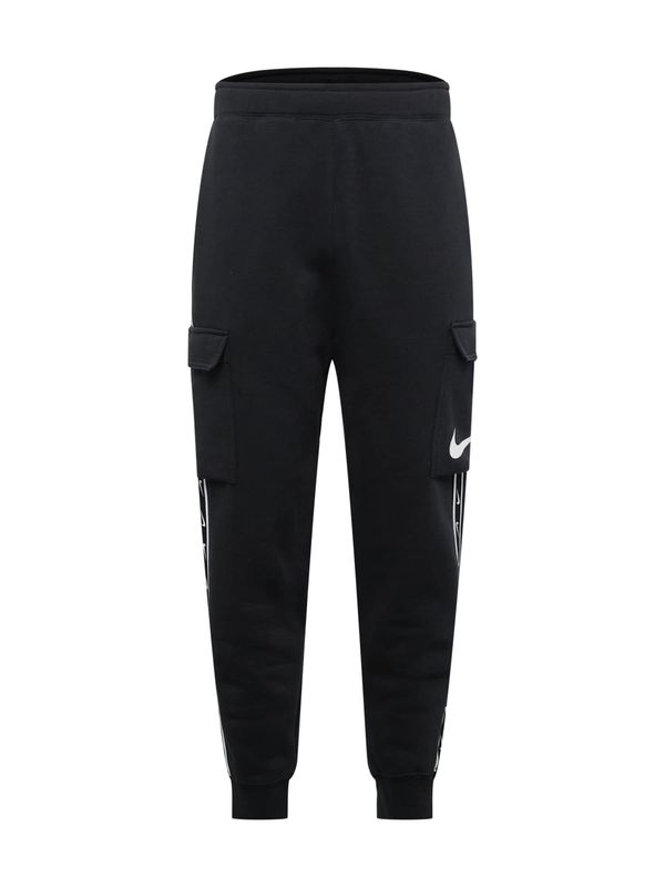 Nike Sportswear Nike Sportswear Kargo hlače  črna / bela
