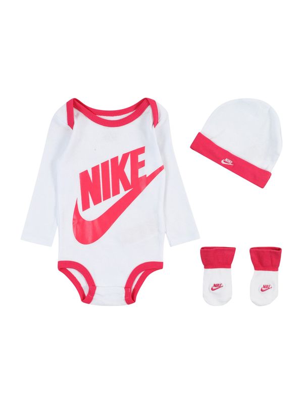Nike Sportswear Nike Sportswear Komplet 'Futura'  karminsko rdeča / bela