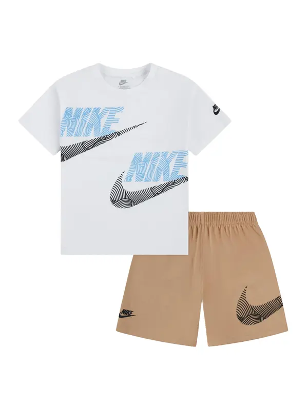 Nike Sportswear Nike Sportswear Komplet 'ITZ'  kamela / svetlo modra / črna / bela