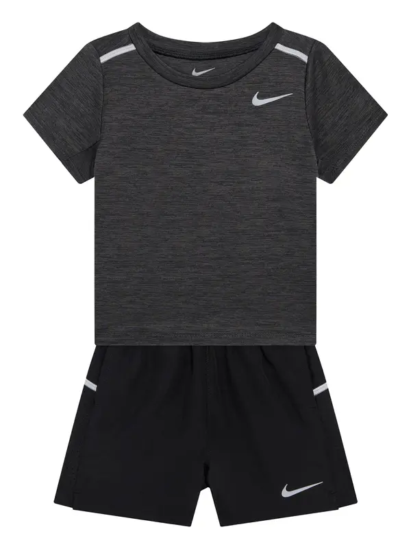 Nike Sportswear Nike Sportswear Komplet 'MILER'  svetlo siva / črna / pegasto črna