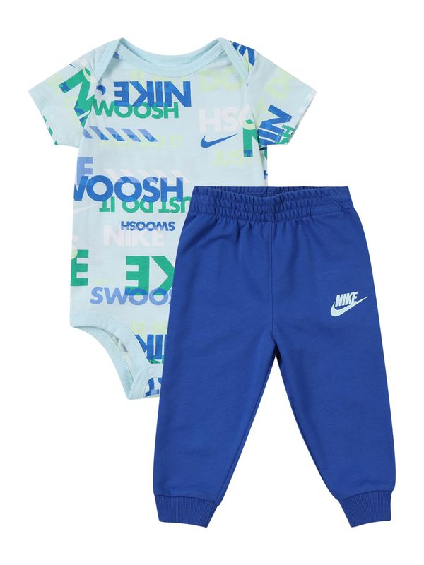 Nike Sportswear Nike Sportswear Komplet 'PLAYFUL'  kraljevo modra / svetlo modra / zelena / bela