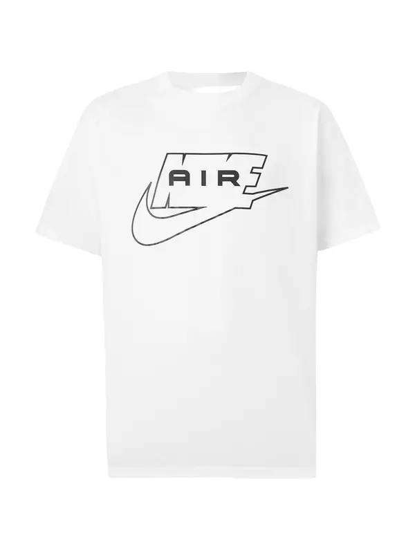 Nike Sportswear Nike Sportswear Majica 'AIR'  črna / bela