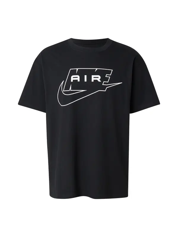 Nike Sportswear Nike Sportswear Majica 'Air'  črna / bela