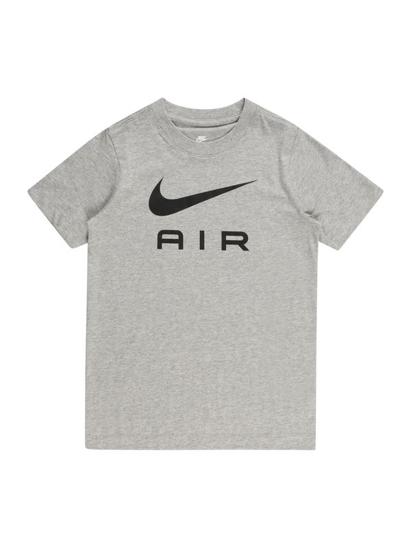 Nike Sportswear Nike Sportswear Majica 'AIR FA22'  pegasto siva / črna
