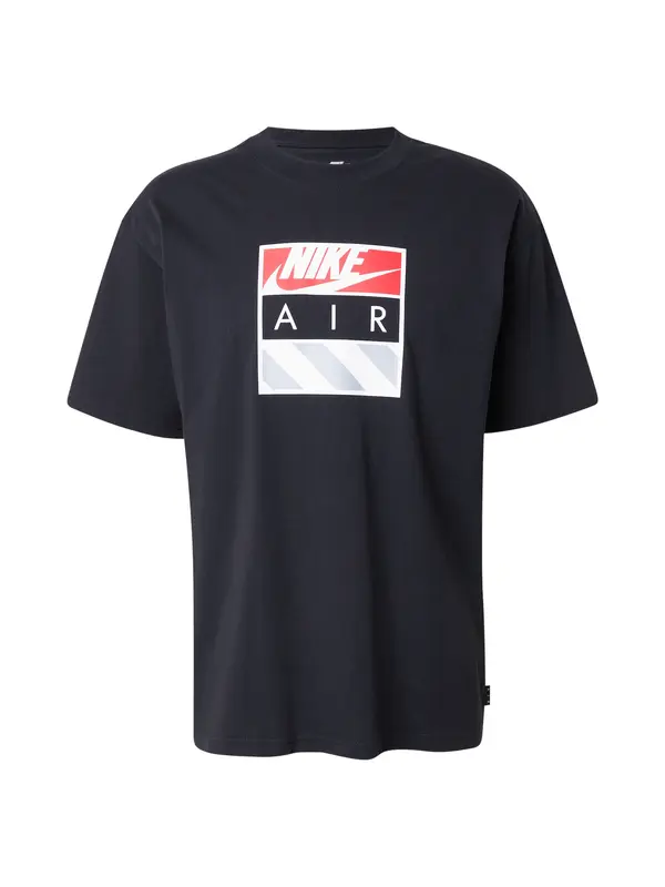 Nike Sportswear Nike Sportswear Majica 'Air'  golobje modra / rdeča / črna / bela