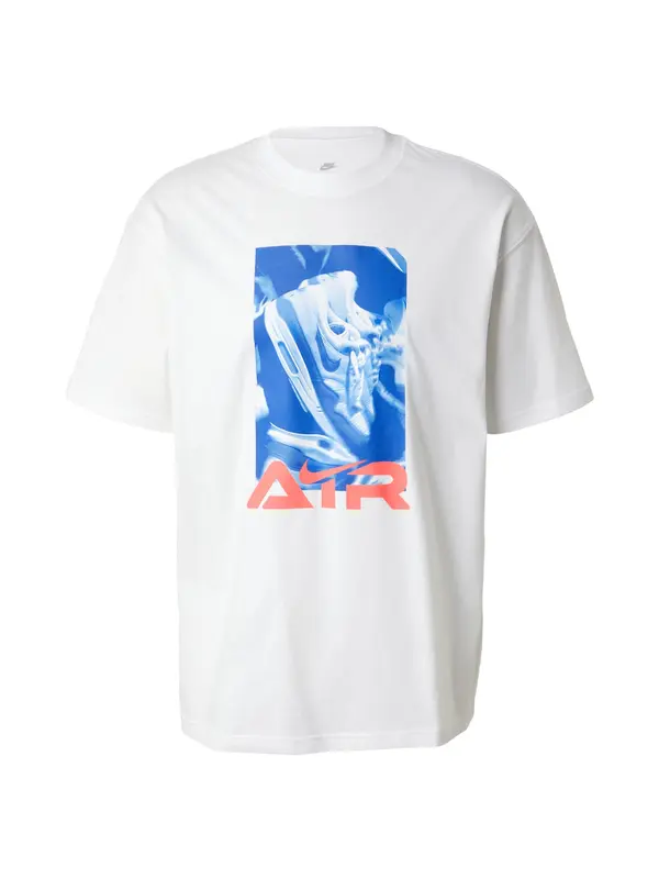 Nike Sportswear Nike Sportswear Majica 'Air'  modra / svetlo modra / oranžna / bela