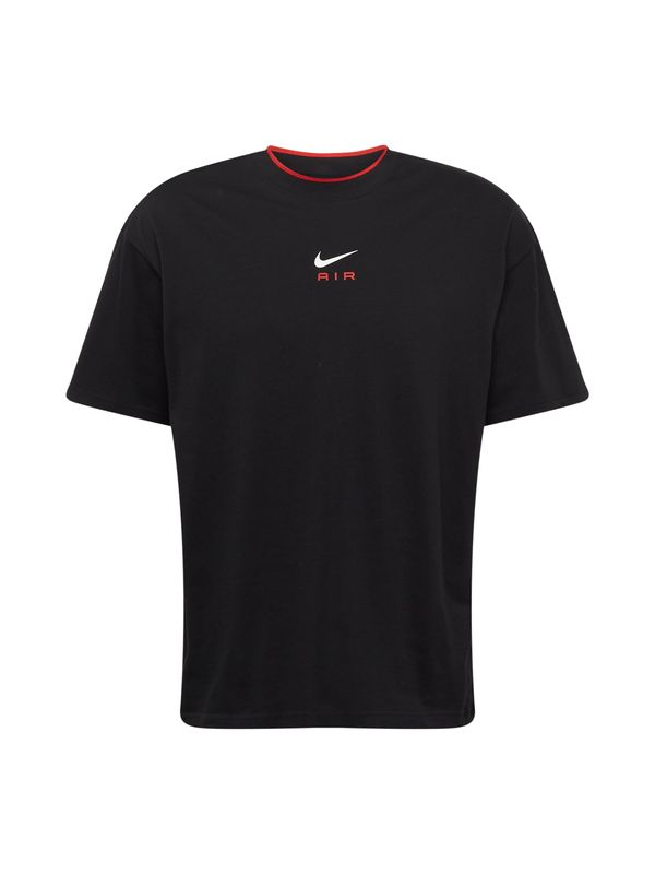 Nike Sportswear Nike Sportswear Majica 'AIR'  rdeča / črna / bela