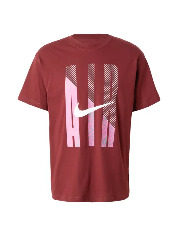 Nike Sportswear Nike Sportswear Majica 'Air'  roza / bordo / bela