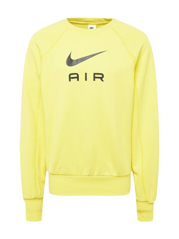 Nike Sportswear Nike Sportswear Majica 'Air'  rumena / črna