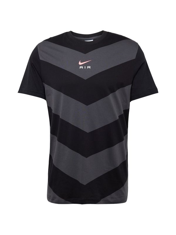 Nike Sportswear Nike Sportswear Majica 'AIR'  siva / breskev / črna / bela