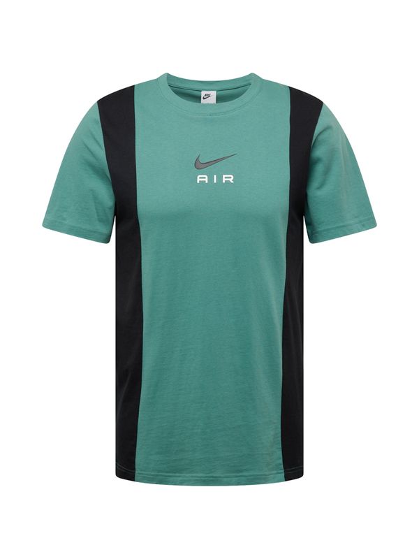 Nike Sportswear Nike Sportswear Majica 'AIR'  smaragd / črna / bela