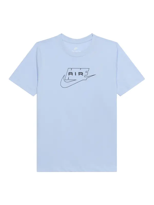 Nike Sportswear Nike Sportswear Majica 'AIR'  svetlo modra / črna