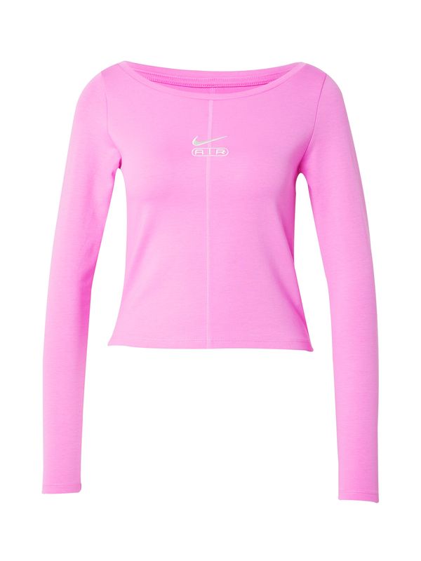 Nike Sportswear Nike Sportswear Majica 'AIR'  svetlo roza / bela