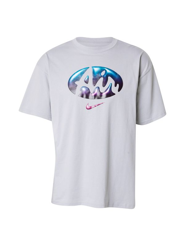 Nike Sportswear Nike Sportswear Majica 'AIRMAX DAY'  kraljevo modra / svetlo siva / temno liila / roza