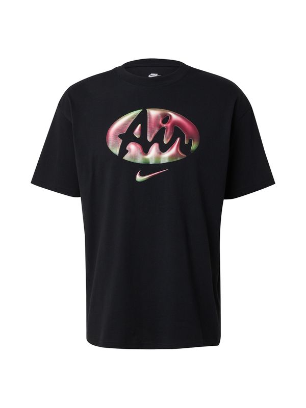 Nike Sportswear Nike Sportswear Majica 'AIRMAX DAY'  zelena / merlot / črna / bela