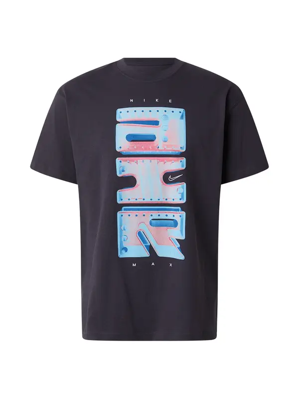 Nike Sportswear Nike Sportswear Majica 'AM DAY PLUS'  azur / voda / roza / črna