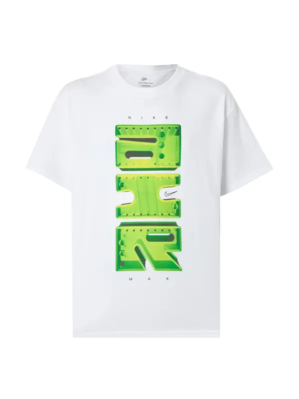 Nike Sportswear Nike Sportswear Majica 'AM DAY PLUS'  zelena / svetlo zelena / črna / bela