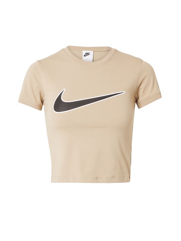 Nike Sportswear Nike Sportswear Majica  bež / črna / bela