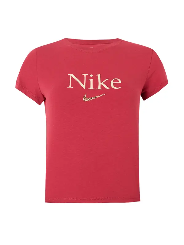 Nike Sportswear Nike Sportswear Majica  bež / rdeča