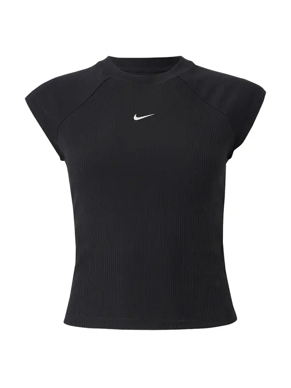 Nike Sportswear Nike Sportswear Majica 'CHILL'  črna / bela