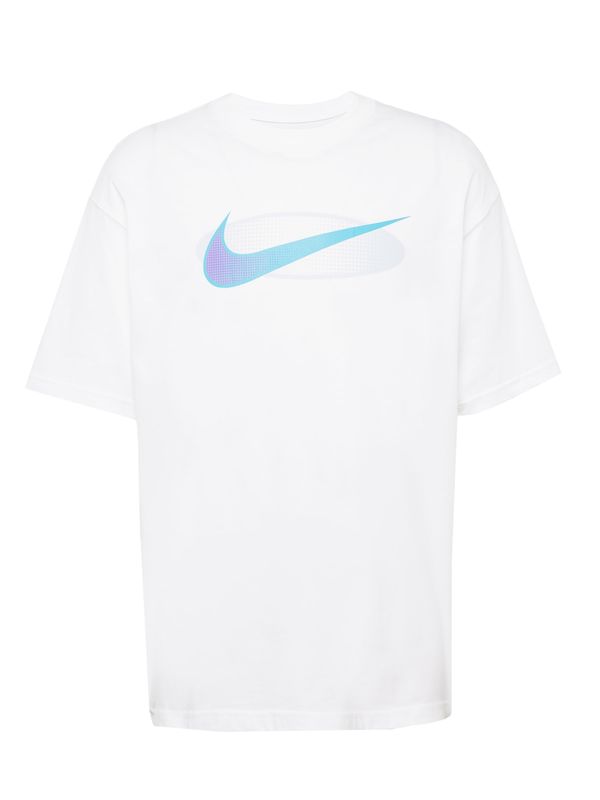Nike Sportswear Nike Sportswear Majica  cijansko modra / vijolično modra / bela