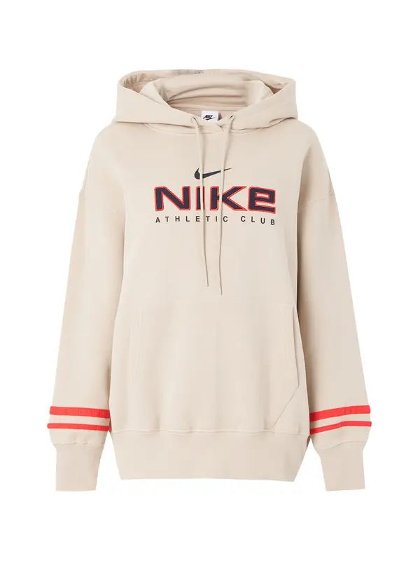 Nike Sportswear Nike Sportswear Majica 'CLS+ PHNX FLC'  pesek / marine / oranžna