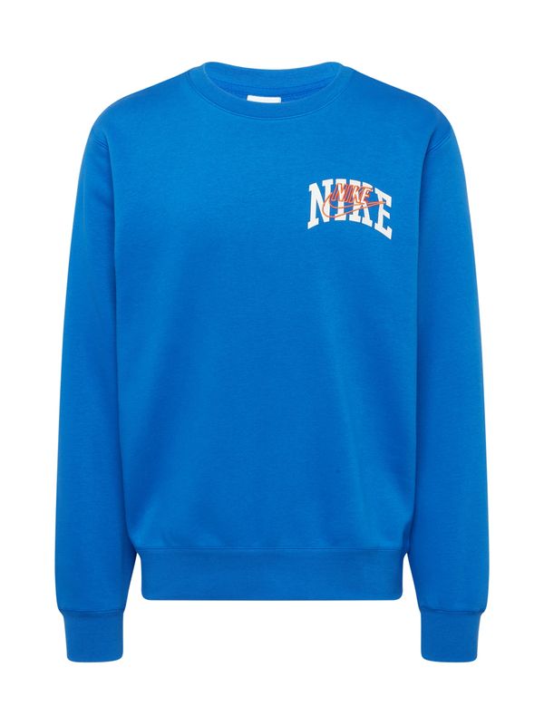 Nike Sportswear Nike Sportswear Majica 'CLUB BB ARCH GX'  kraljevo modra / oranžna / bela