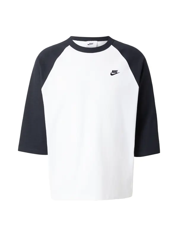 Nike Sportswear Nike Sportswear Majica 'CLUB'  črna / bela