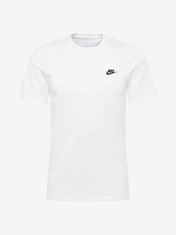Nike Sportswear Nike Sportswear Majica 'Club'  črna / bela