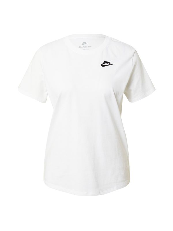 Nike Sportswear Nike Sportswear Majica 'Club Essential'  črna / bela