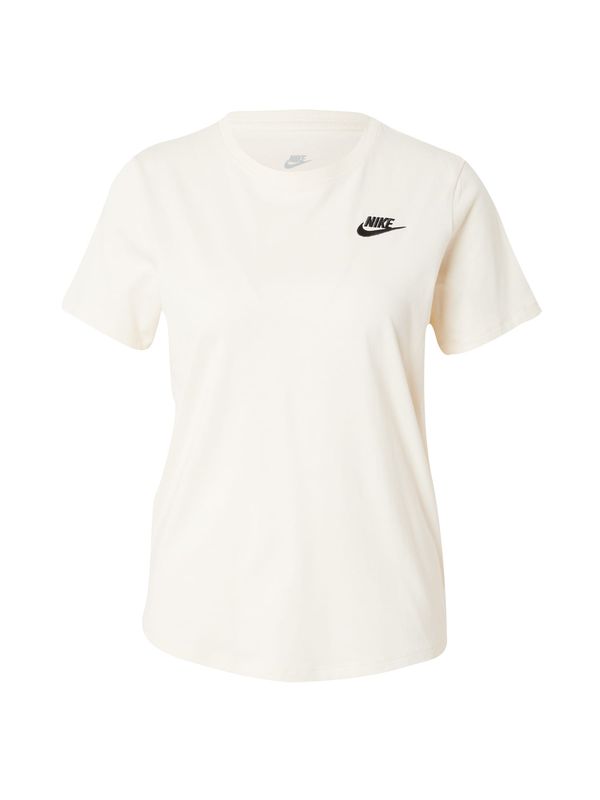 Nike Sportswear Nike Sportswear Majica 'Club Essential'  črna / volneno bela