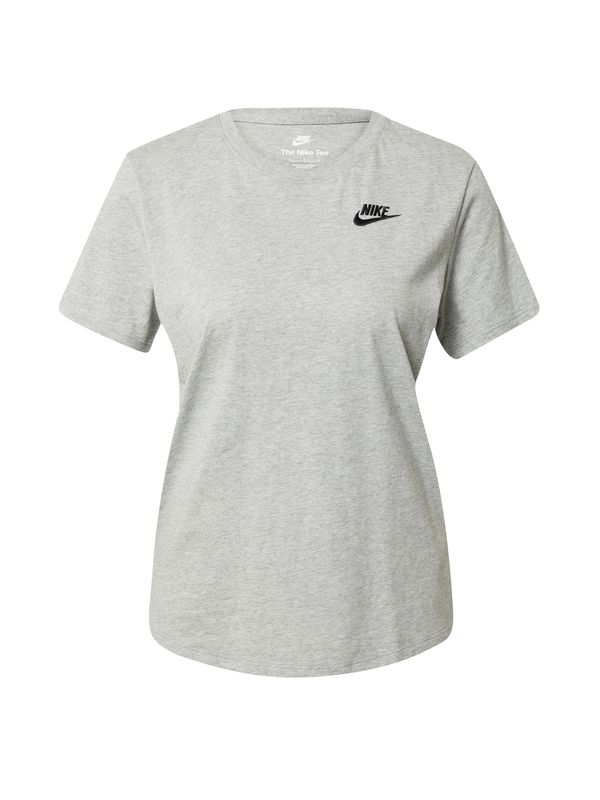 Nike Sportswear Nike Sportswear Majica 'Club Essential'  siva / črna