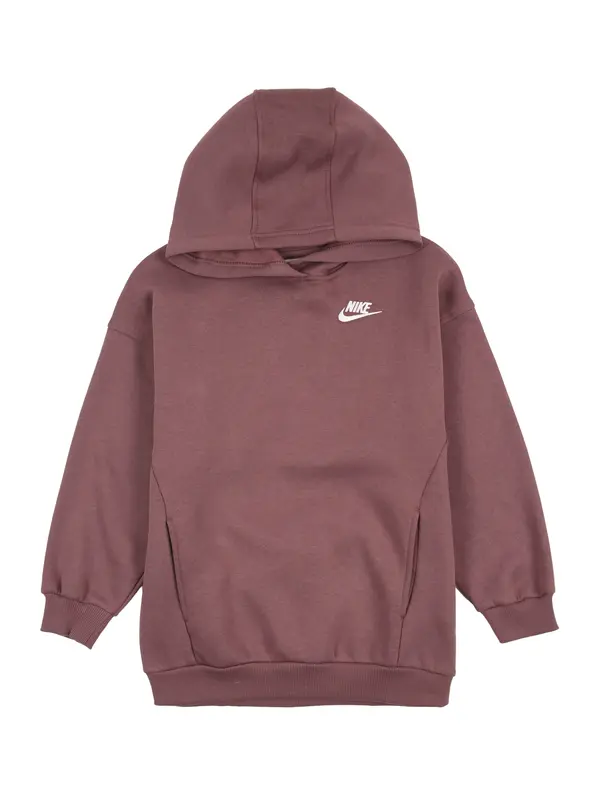 Nike Sportswear Nike Sportswear Majica 'CLUB FLC'  rjava / bela