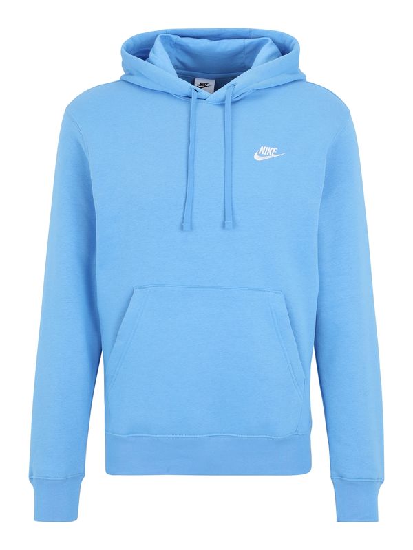 Nike Sportswear Nike Sportswear Majica 'Club Fleece'  azur / bela