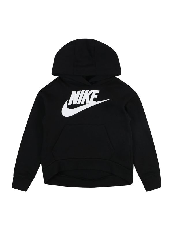 Nike Sportswear Nike Sportswear Majica 'CLUB FLEECE'  črna / bela