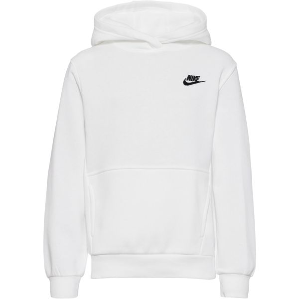 Nike Sportswear Nike Sportswear Majica 'Club Fleece'  črna / bela