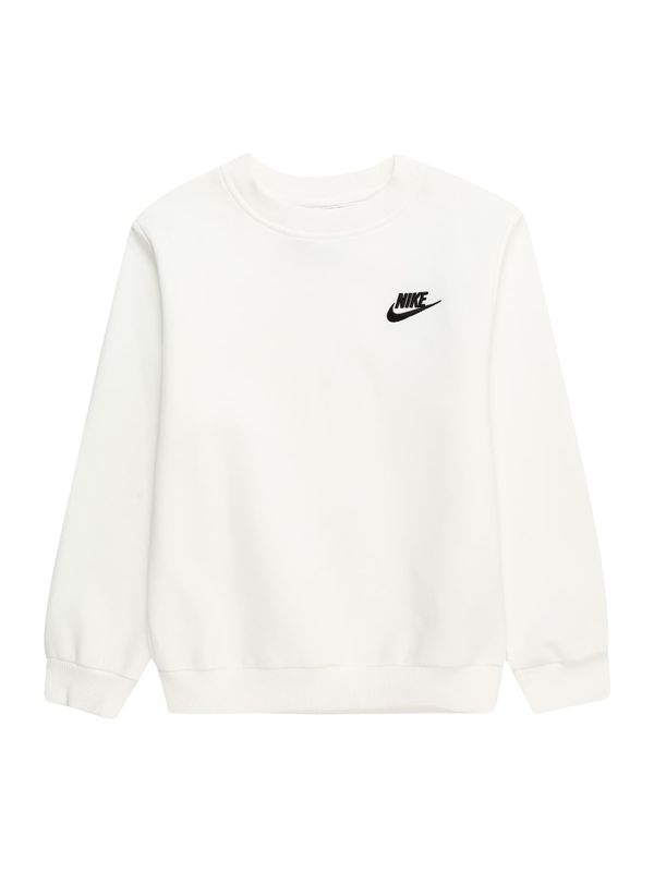 Nike Sportswear Nike Sportswear Majica 'CLUB FLEECE'  črna / bela