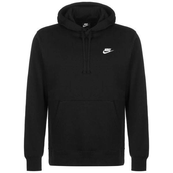 Nike Sportswear Nike Sportswear Majica 'Club Fleece'  črna / bela