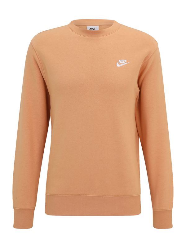 Nike Sportswear Nike Sportswear Majica 'Club Fleece'  marelica / bela