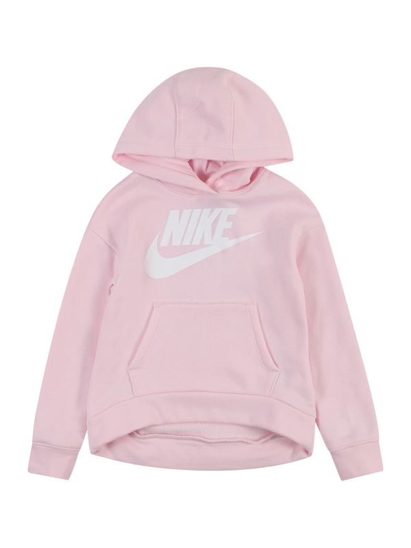 Nike Sportswear Nike Sportswear Majica 'CLUB FLEECE'  pastelno roza / bela