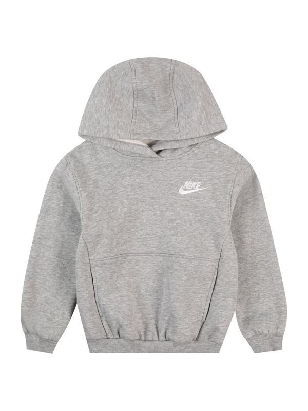 Nike Sportswear Nike Sportswear Majica 'CLUB FLEECE'  pegasto siva / bela