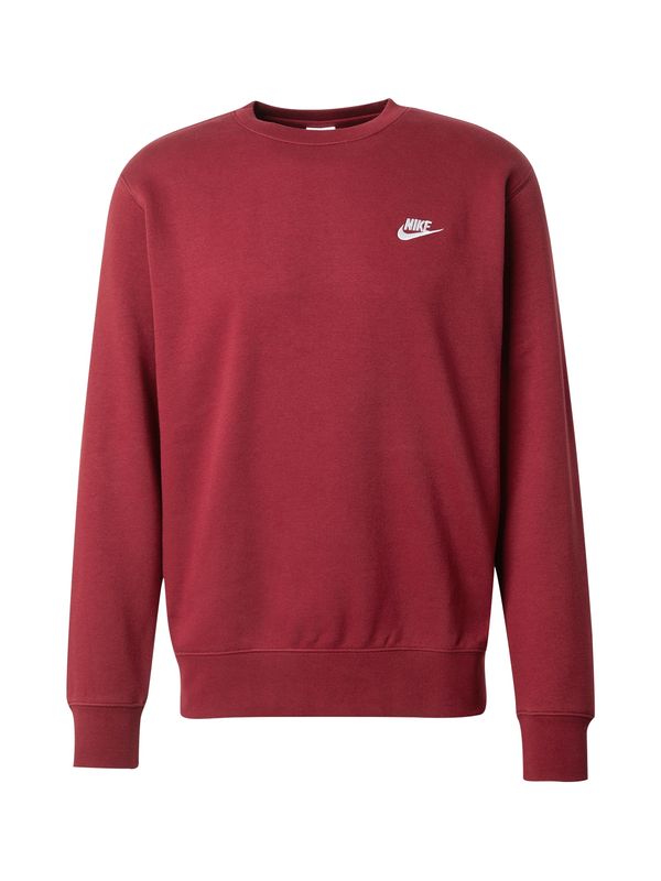 Nike Sportswear Nike Sportswear Majica 'Club Fleece'  rubin rdeča